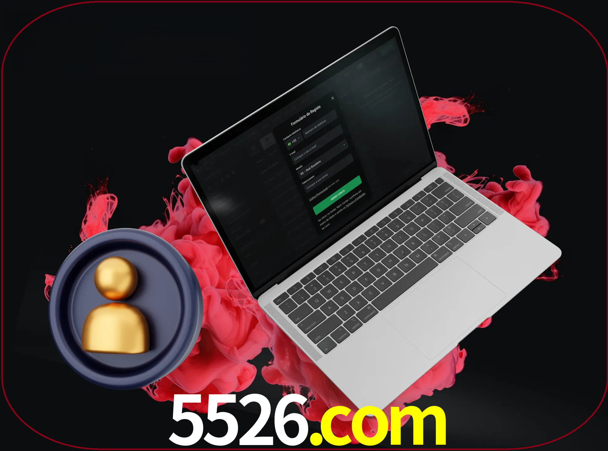 No cabeçalho do site 5526, clique no botão que o levará a um formulário especial onde terá de introduzir as suas informações actuais.